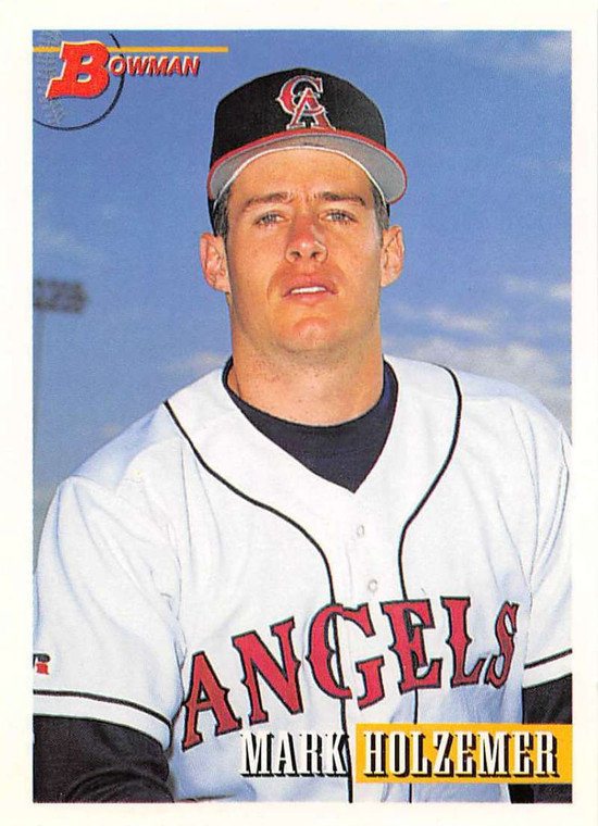 1993 Bowman #117 Mark Holzemer NM-MT  RC Rookie California Angels 