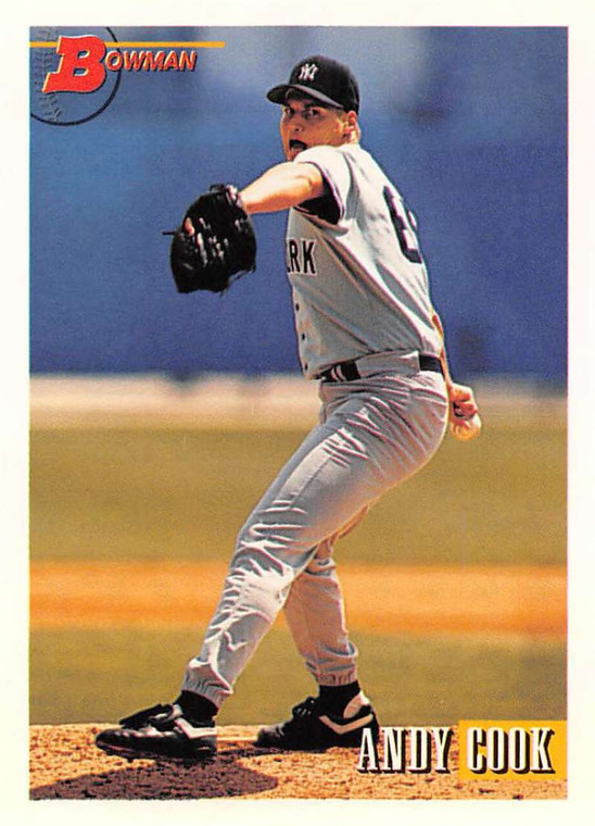 1993 Bowman #124 Andy Cook NM-MT  RC Rookie New York Yankees 