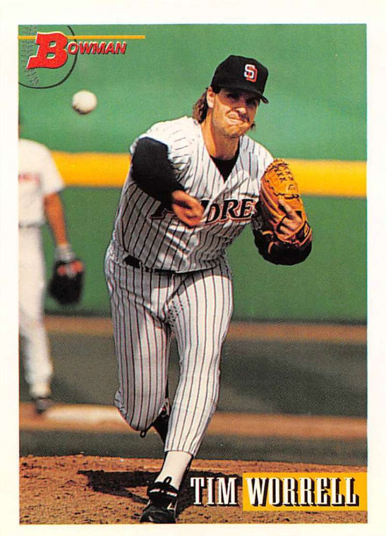 1993 Bowman #138 Tim Worrell NM-MT  RC Rookie San Diego Padres 