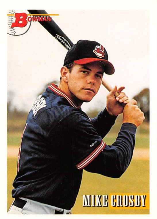 1993 Bowman #177 Mike Crosby NM-MT  RC Rookie Cleveland Indians 