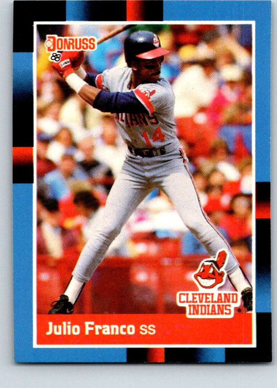 1988 Donruss #156 Julio Franco NM-MT Cleveland Indians 