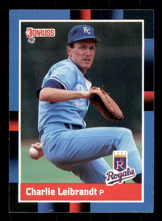 1988 Donruss #157 Charlie Leibrandt NM-MT Kansas City Royals 