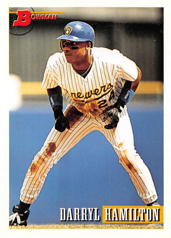 1993 Bowman #239 Darryl Hamilton NM-MT  Milwaukee Brewers 
