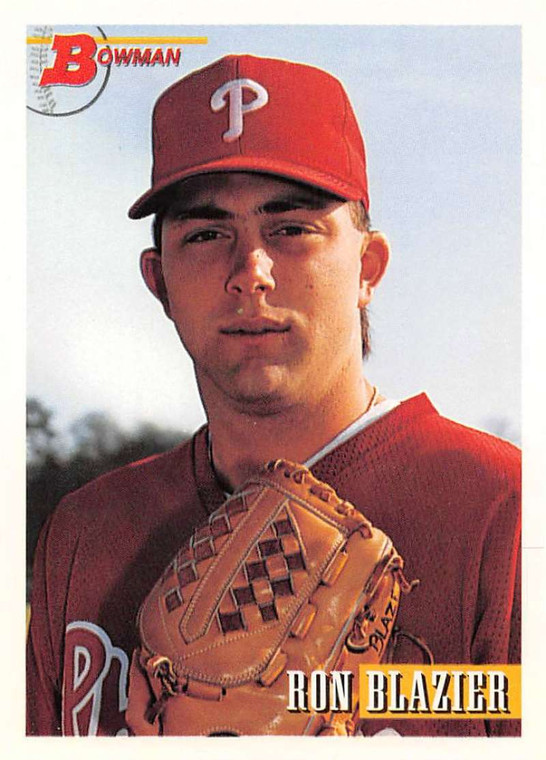 1993 Bowman #244 Ron Blazier NM-MT  RC Rookie Philadelphia Phillies 
