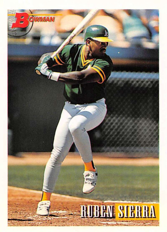 1993 Bowman #245 Ruben Sierra NM-MT  Oakland Athletics 