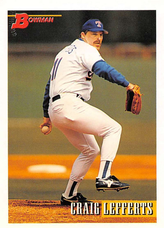 1993 Bowman #249 Craig Lefferts NM-MT  Texas Rangers 