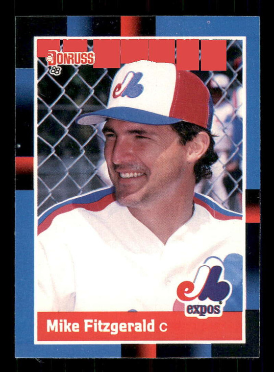 1988 Donruss #159 Mike Fitzgerald NM-MT Montreal Expos 