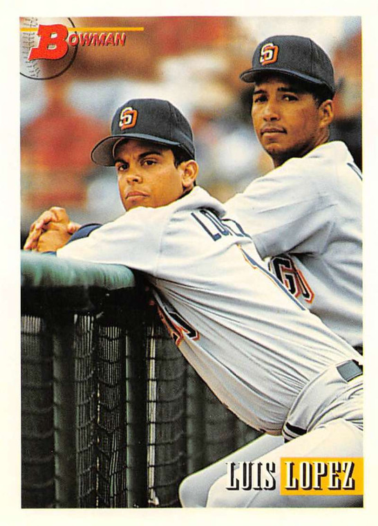 1993 Bowman #250 Luis Lopez NM-MT  RC Rookie San Diego Padres 