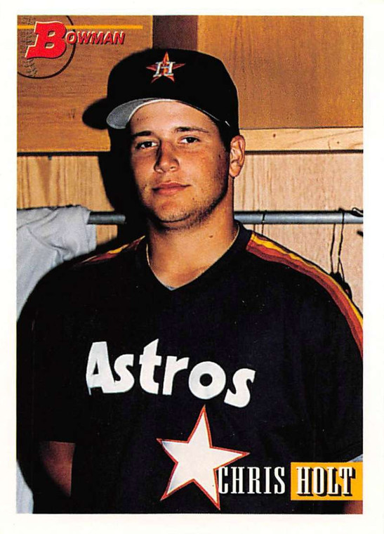 1993 Bowman #264 Chris Holt NM-MT  RC Rookie Houston Astros 