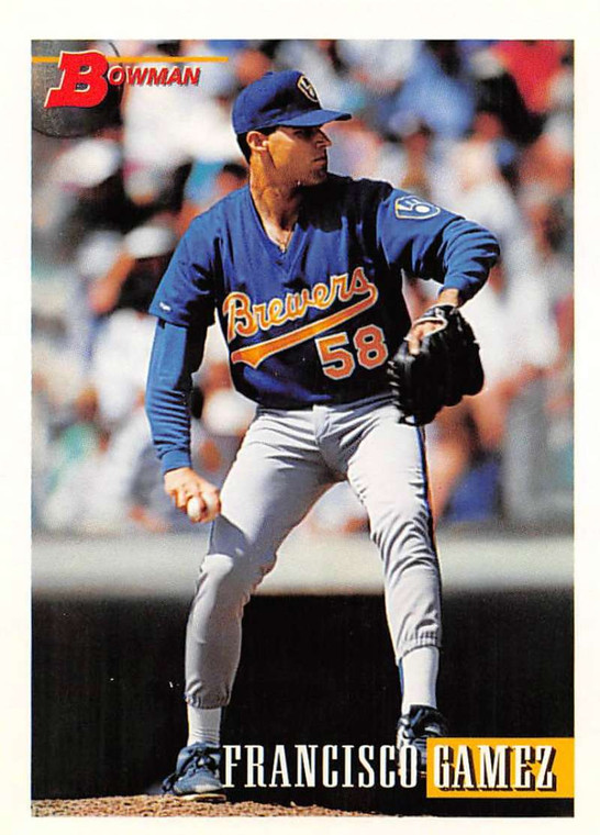 1993 Bowman #267 Francisco Gamez NM-MT  RC Rookie Milwaukee Brewers 