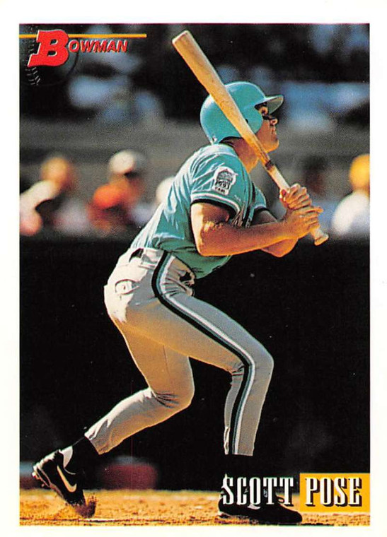 1993 Bowman #318 Scott Pose NM-MT  RC Rookie Florida Marlins 