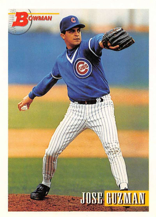 1993 Bowman #412 Jose Guzman NM-MT  Chicago Cubs 