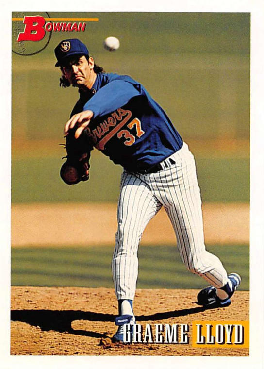 1993 Bowman #423 Graeme Lloyd NM-MT  RC Rookie Milwaukee Brewers 