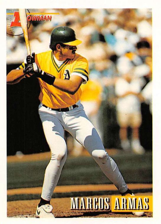 1993 Bowman #429 Marcos Armas NM-MT  RC Rookie Oakland Athletics 