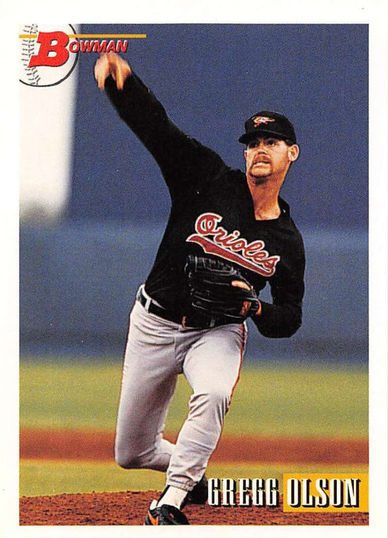 1993 Bowman #465 Gregg Olson NM-MT  Baltimore Orioles 
