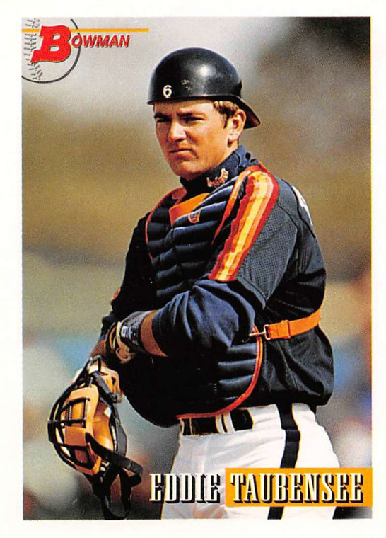 1993 Bowman #476 Eddie Taubensee NM-MT  Houston Astros 