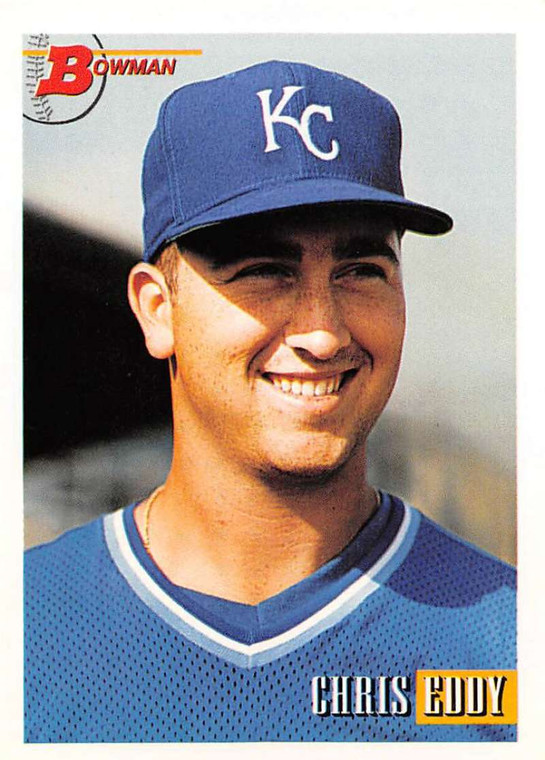 1993 Bowman #477 Chris Eddy NM-MT  RC Rookie Kansas City Royals 