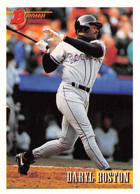 1993 Bowman #528 Daryl Boston NM-MT  Colorado Rockies 