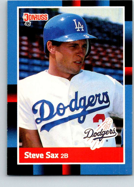 1988 Donruss #176 Steve Sax NM-MT Los Angeles Dodgers 