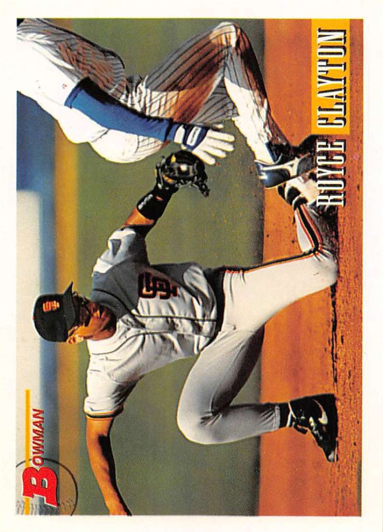 1993 Bowman #548 Royce Clayton NM-MT  San Francisco Giants 