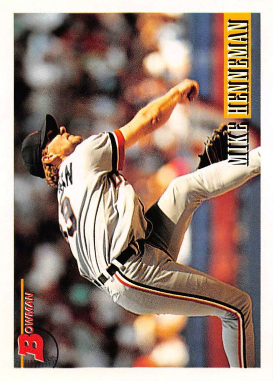 1993 Bowman #559 Mike Henneman NM-MT  Detroit Tigers 