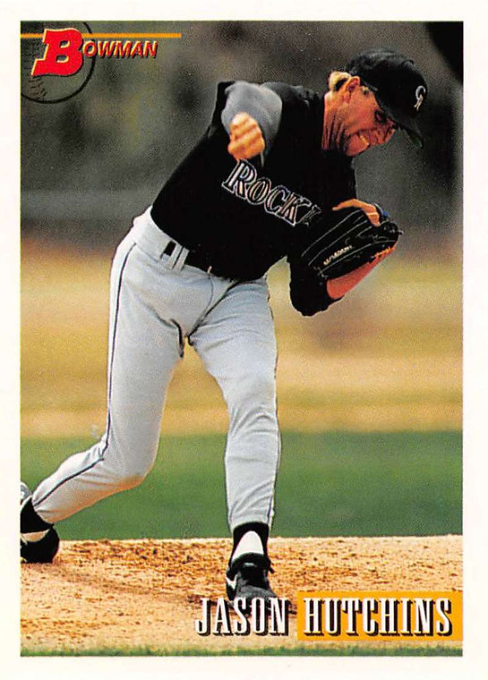 1993 Bowman #584 Jason Hutchins NM-MT  RC Rookie Colorado Rockies 