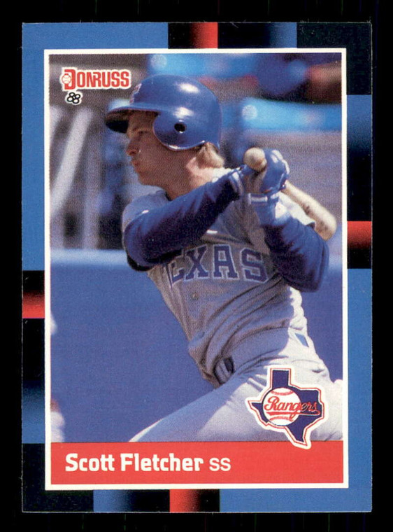 1988 Donruss #180 Scott Fletcher NM-MT Texas Rangers 