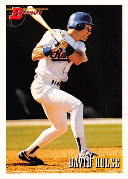 1993 Bowman #601 David Hulse NM-MT  RC Rookie Texas Rangers 