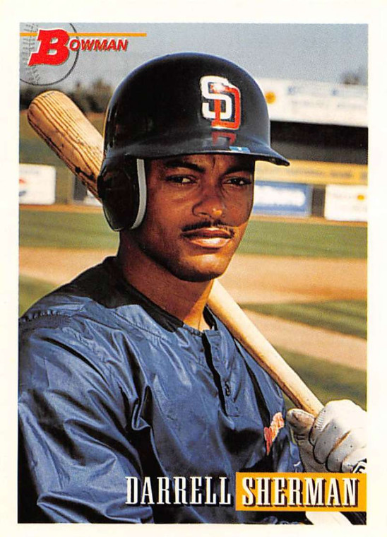 1993 Bowman #602 Darrell Sherman NM-MT  RC Rookie San Diego Padres 