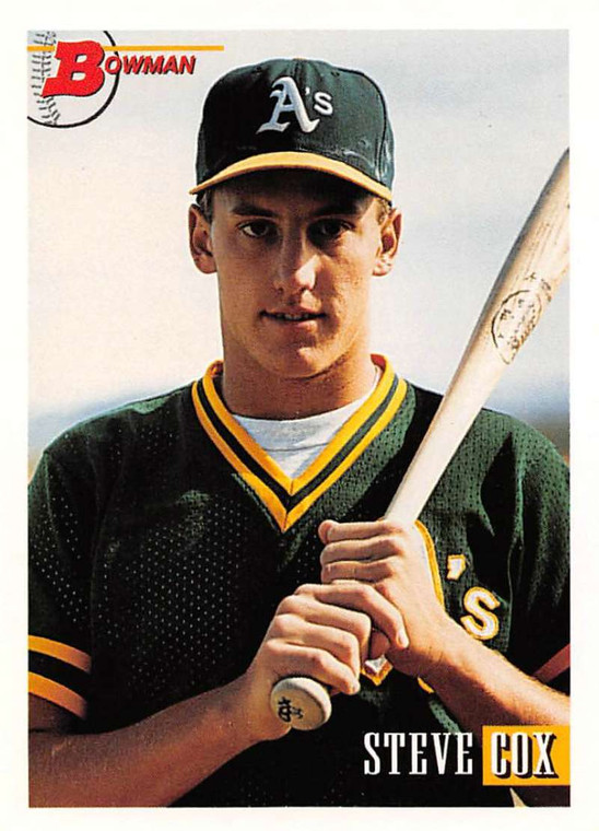 1993 Bowman #653 Steve Cox NM-MT  RC Rookie Oakland Athletics 
