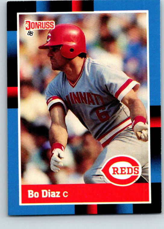 1988 Donruss #186 Bo Diaz NM-MT Cincinnati Reds 