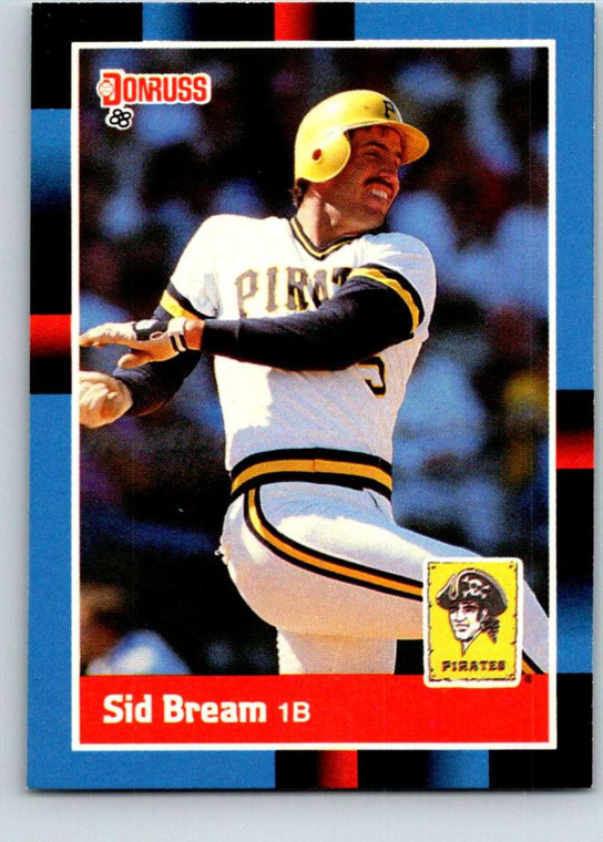 1988 Donruss #188 Sid Bream NM-MT Pittsburgh Pirates 