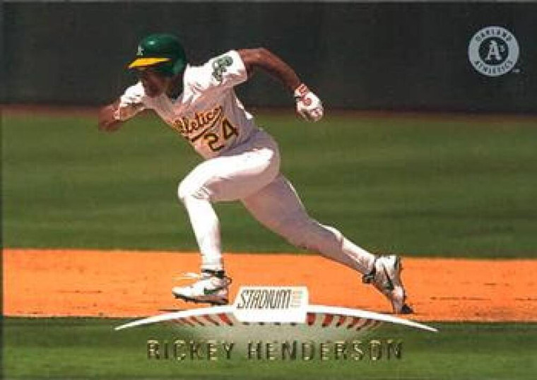 1999 Topps Stadium Club #79 Rickey Henderson NM-MT Oakland Athletics 
