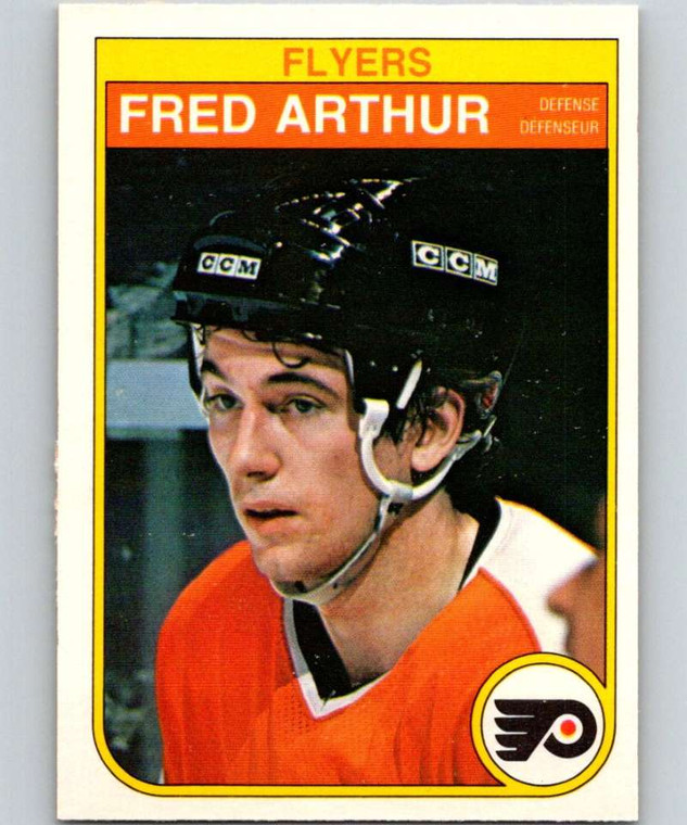 1982-83 O-Pee-Chee #245 Fred Arthur VG RC Rookie Philadelphia Flyers 