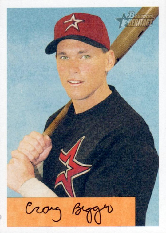 2002 Bowman Heritage #16 Craig Biggio NM-MT  Houston Astros 