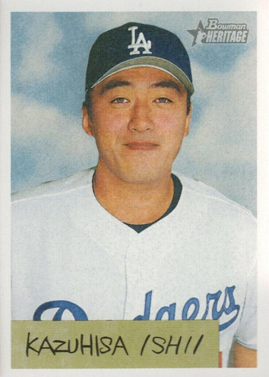 2002 Bowman Heritage #30 Kazuhisa Ishii NM-MT  RC Rookie Los Angeles Dodgers 