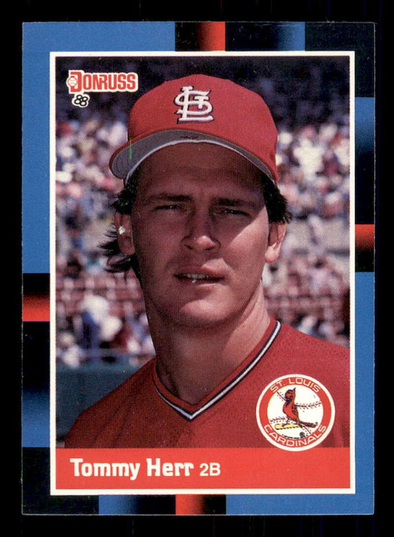 1988 Donruss #208 Tommy Herr NM-MT St. Louis Cardinals 