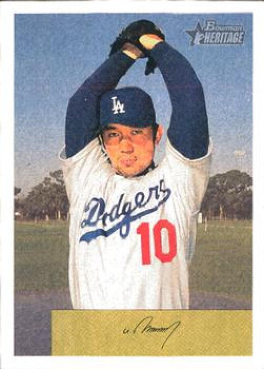 2002 Bowman Heritage #78 Hideo Nomo NM-MT  Los Angeles Dodgers 