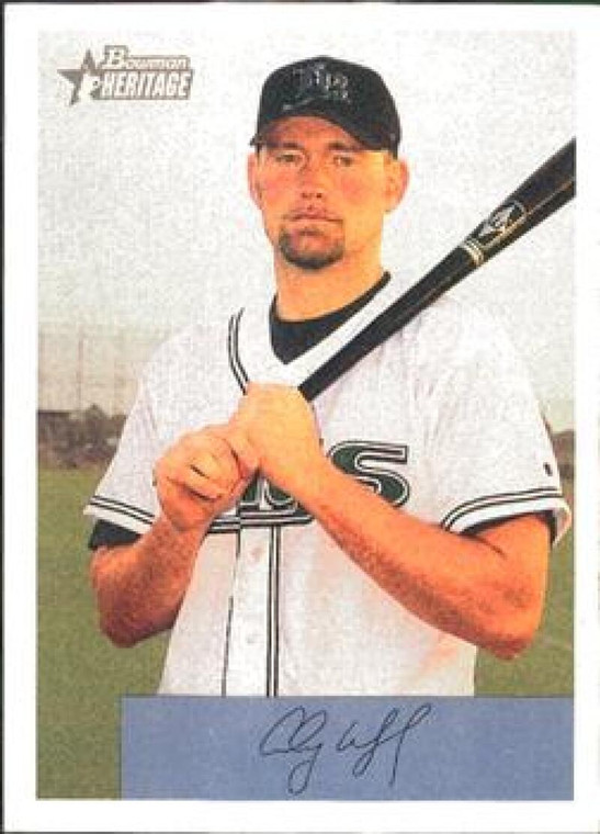2002 Bowman Heritage #203 Aubrey Huff NM-MT  Tampa Bay Devil Rays 