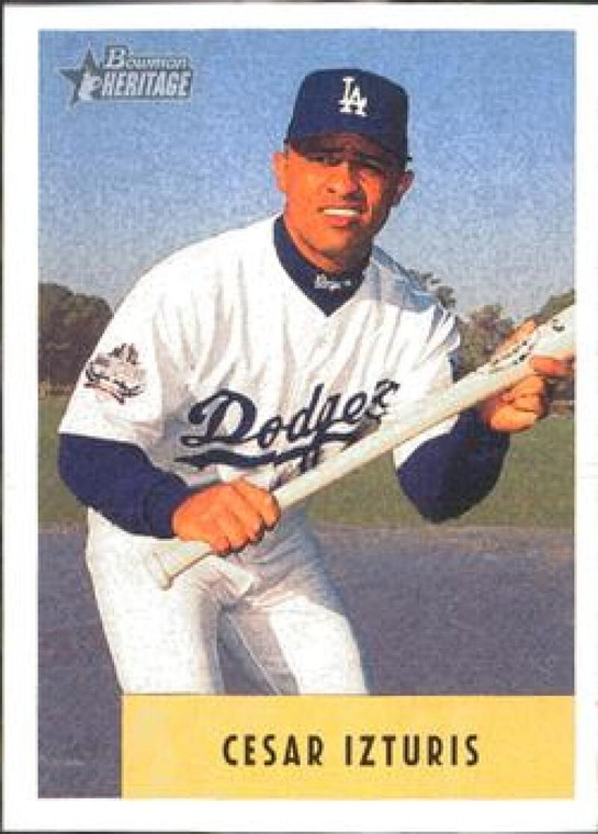 2002 Bowman Heritage #283 Cesar Izturis NM-MT  Los Angeles Dodgers 