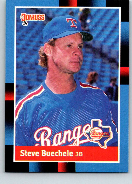 1988 Donruss #224 Steve Buechele NM-MT Texas Rangers 