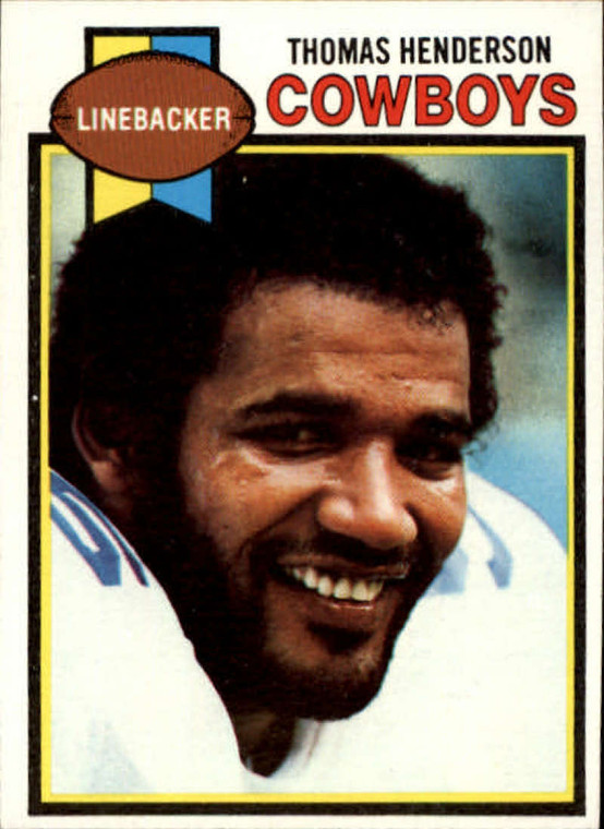 1979 Topps #385 Thomas Henderson VG Dallas Cowboys 