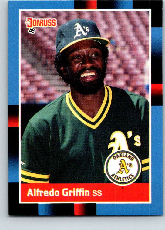 1988 Donruss #226 Alfredo Griffin NM-MT Oakland Athletics 