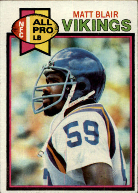 1979 Topps #125 Matt Blair AP VG Minnesota Vikings 