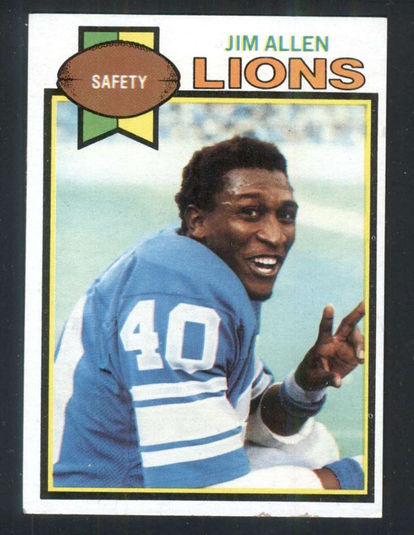 1979 Topps #126 Jim Allen VG Detroit Lions 