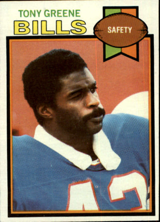 1979 Topps #118 Tony Greene VG Buffalo Bills 