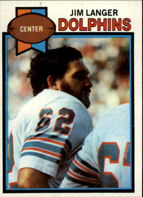 1979 Topps #425 Jim Langer VG Miami Dolphins 