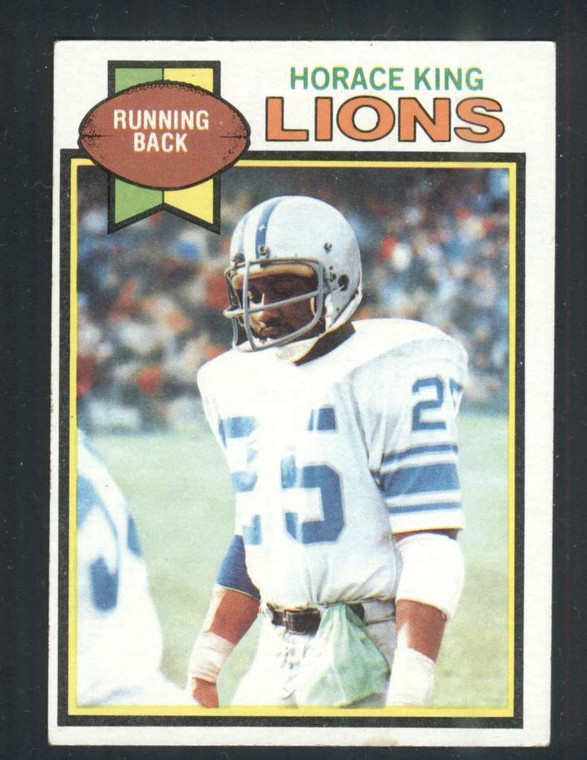1979 Topps #26 Horace King VG Detroit Lions 