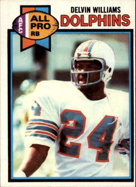 1979 Topps #370 Delvin Williams AP VG Miami Dolphins 
