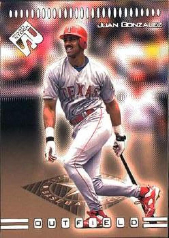 1999 Pacific Private Stock #5 Juan Gonzalez NM-MT  Texas Rangers 